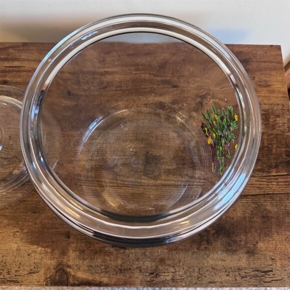 Vintage Glass Christmas Tree Candy Jar Ornament 10" Clear - Picture 7 of 7